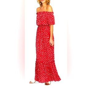 Nordstrom Off the shoulder Maxi dress